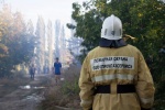 Пожар заставил сильно поволноваться жителей села Садовое