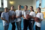 В Красноармейске, учащиеся школ принимают участие в муниципальном этапе чемпионата Школьной баскетбольной лиги