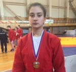 Наша спортсменка Екатерина Божко заняла почетное 1-е место на турнире по самбо в г. Челябинск