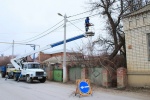 Красноармейские энергетики провели обрезку деревьев по улице Телефонная