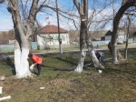 Эстафету по наведению порядка на сельской территории 12 апреля приняли сотрудники детского сада «Яблонька» с. Садовое