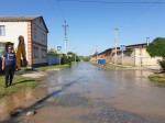 На пересечении улиц Кондакова и Московской обнаружен еще один порыв в центральном водопроводе