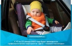 С 17 по 23 января 2022 года будет проводиться профилактическое мероприятие «Дети – главные пассажиры»