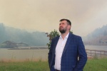 В Рогаткинском муниципальном образовании, в окрестностях сел Гусево и Пряхино бушует лесной пожар