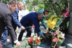 В селе Белогорское прошло возложение цветов к бюсту дважды Героя Советского Союза Николая Скоморохова