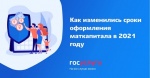  Сроки оформления маткапитала: изменения с 2021 года