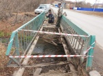 На улице Кирова г. Красноармейска ведется ремонт моста