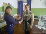 Библиотекарь Сплавнухинской сельской библиотеки Шитикова Наталья организовала своих читателей для участия в акции "Дарите книги с любовью"